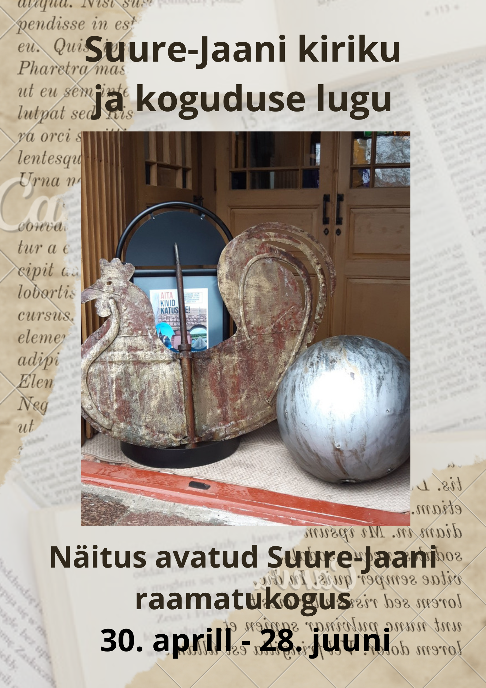 Näitus Suure-Jaani kiriku ja koguduse lugu
