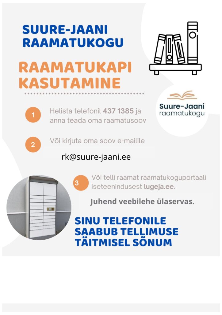 Raamatukapi juhend pildina